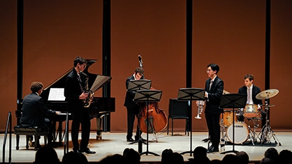 orchestra on the stage